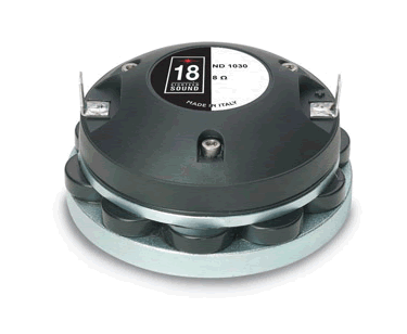 18 Sound ND1030 1" 8ohm 30watt Neodymium Driver - Click Image to Close